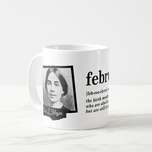 definitie van februari koffiemok (Voorkant links)