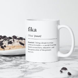 Definitie van FIKA Zweedse koffie break woordenboe Koffiemok