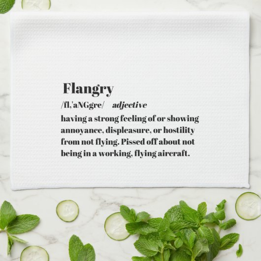 Definitie van flenzen  theedoek (Gevouwen)