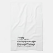 Definitie van flenzen theedoek (Verticaal)