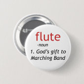 Definitie van flute ronde button 5,7 cm (Voorkant /achterkant)