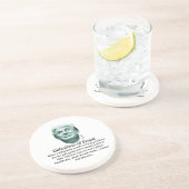 Definitie van fraude - TRUMP Zandsteen Onderzetter (Zijkant)