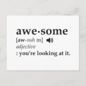 Definitie van Geweldige Je bekijkt het Briefkaart (Voorkant)