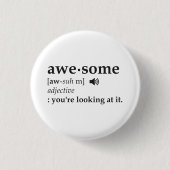 Definitie van Geweldige Je bekijkt het Ronde Button 3,2 Cm (Voorkant)