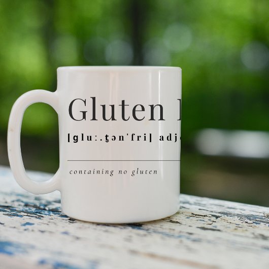 Definitie van Glutenvrije Koffie Mok - Dictionary