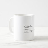 definitie van Goodie Dictionary Koffiemok (Voorkant links)