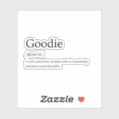 definitie van Goodie Dictionary Sticker (Vel)