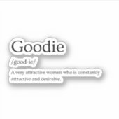 definitie van Goodie Dictionary Sticker (Voorkant)