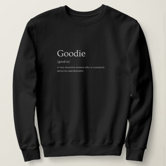 definitie van Goodie Dictionary Trui (Design voorkant)