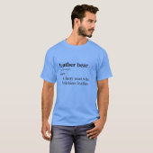 DEFINITIE VAN HET LEDER BEER T-SHIRT (Voorkant volledig)