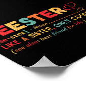  definitie van het semester poster (Hoek)