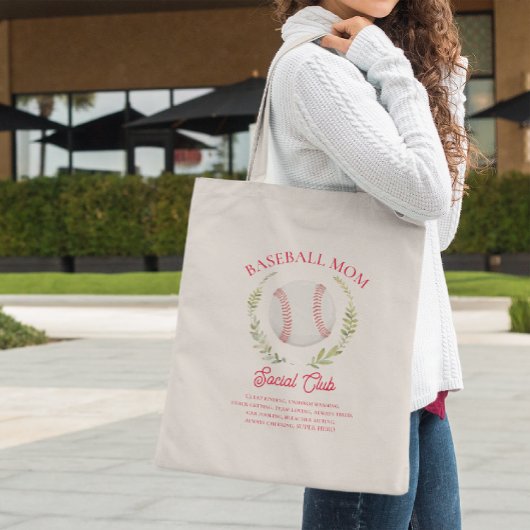 Definitie van honkbalmoeder | Sociale Club Tote Bag