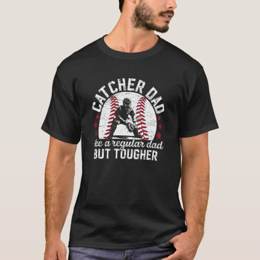 Definitie van honkbalvanger papa honkbalvanger F T-shirt (Voorkant)