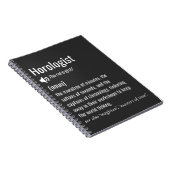 Definitie van horoloog notitieboek (Rechterzijde)