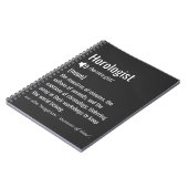 Definitie van horoloog notitieboek (Linkerzijde)