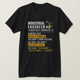 Definitie van industriële ingenieur Grappige baan T-shirt