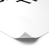 Definitie van Jerk (Physics Equation Humor) Poster (Hoek)