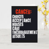 Definitie van kanker kaart (Gele Bloem)