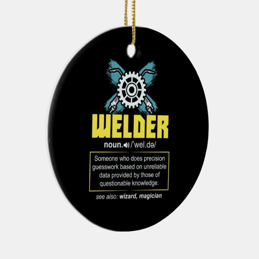 Definitie van lassen keramisch ornament (Rechts)