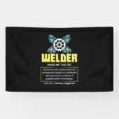 Definitie van lassen spandoek (Horizontaal)