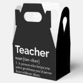 Definitie van leraar bedankdoosjes (Geopend)