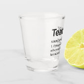 Definitie van leraar shot glas (Links)