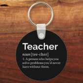 Definitie van leraar sleutelhanger (Voorkant)