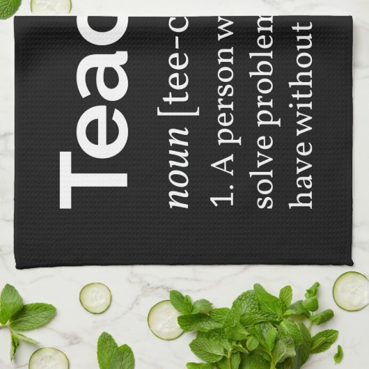 Definitie van leraar theedoek (Gevouwen)