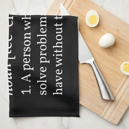 Definitie van leraar theedoek (Quarter Fold)