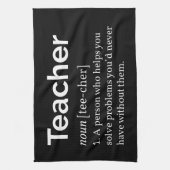 Definitie van leraar theedoek (Verticaal)