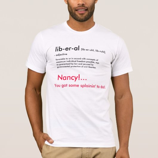 definitie van liberaal t-shirt (Voorkant)