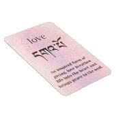 Definitie van liefde magneet (Rechterzijde)