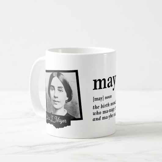definitie van mei koffiemok (Voorkant links)