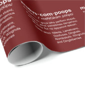 definitie van Mencompoops Cadeaupapier (Rol Hoek)