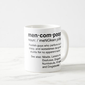 definitie van Mencompoops Koffiemok