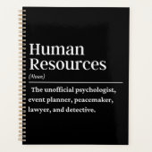 Definitie van menselijk potentieel planner (Voorkant)