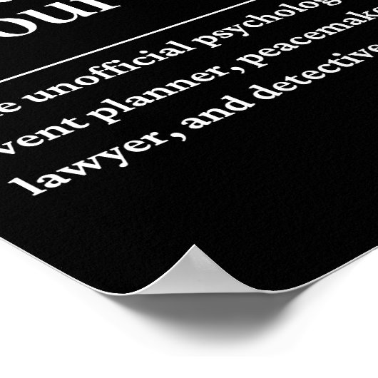 Definitie van menselijk potentieel poster (Hoek)