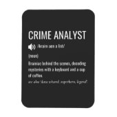 Definitie van misdaadanalist magneet (Verticaal)