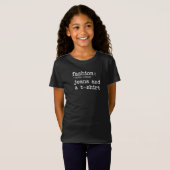 Definitie van Mode jeans en een T-shirt (Voorkant volledig)