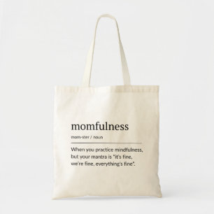 Definitie van Moederlijkheid Minimale Typografie K Tote Bag