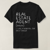 Definitie van onroerend goed agent Funny T-shirt (Design voorkant)