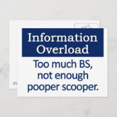 Definitie van overbelasting briefkaart (Voorkant / Achterkant)