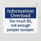 Definitie van overbelasting briefkaart (Voorkant)