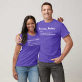 Definitie van persoonlijke trainer t-shirt (Unisex)