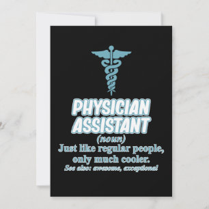 Definitie van Physician Assistant PA Geneeskundest Kaart