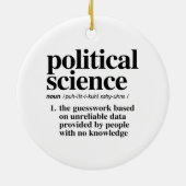 definitie van politicologie keramisch ornament (Achterkant)