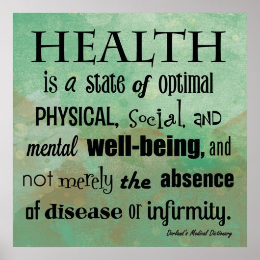 Definitie van Poster van de gezondheidscyropraktij (Voorkant)