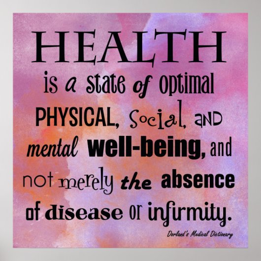 Definitie van Poster van de gezondheidscyropraktij (Voorkant)