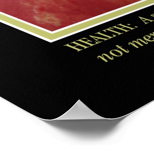 Definitie van Poster voor de gezondheid (Hoek)