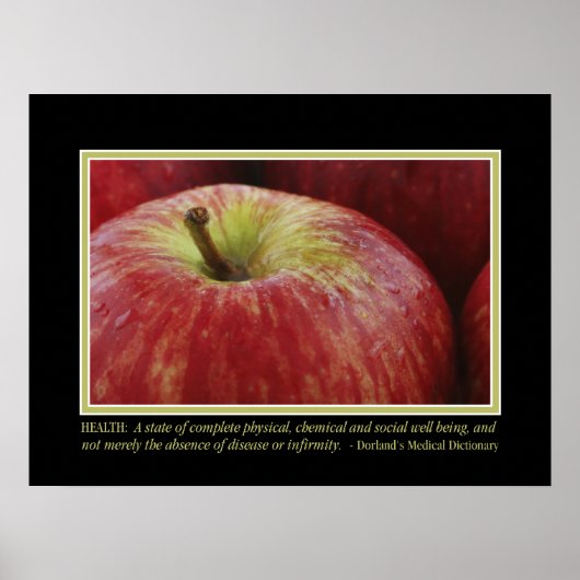 Definitie van Poster voor de gezondheid (Voorkant)